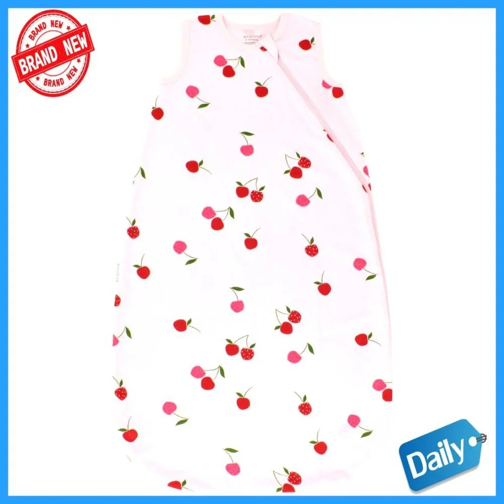 Organic Cotton Baby Sleep Sack 2-Way Zipper Wearable Blanket 18-36 Months